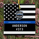 Search for thin blue line christmas tree decorations Law enforcement