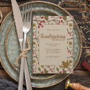 Search for foliage thanksgiving invitations Rustic