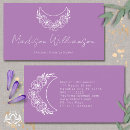 Search for crescent moon business cards Yoga