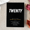Search for 20th birthday invitations Adult