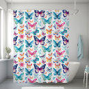 Search for watercolor shower curtains Butterflies