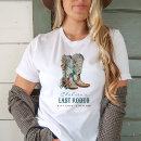 Search for bachelorette party tshirts Last rodeo