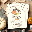 Search for dinner baby shower invitations A little pumpkin