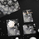 Search for snowflakes wrapping paper frozen