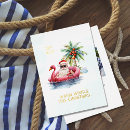Search for swimming pool christmas cards Santa claus