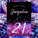 Search for glitter 21st birthday invitations Script