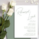 Search for spring rehearsal dinner invitations Sage green