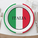 Search for italian flag paper plates Venice