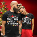 Search for most likely to christmas tshirts Santa