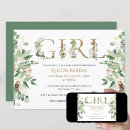 Search for greenery eucalyptus baby shower invitations Elegant