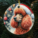Search for red poodle christmas tree decorations Dog