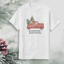 Search for vintage red truck tshirts Watercolor