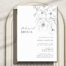 Search for black white rehearsal dinner invitations Boho