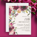 Search for elegant 18th birthday invitations Modern