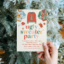 Search for ugly sweater christmas invitations Let's get ugly