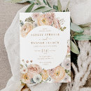 Search for pink floral wedding invitations Elegant