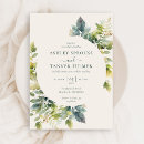 Search for greenery wedding invitations Elegant