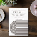 Search for art bridal shower invitations Mid century modern