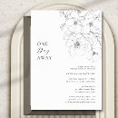 Search for one day invitations Minimalist
