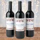 Search for hand painted wine labels Flowers