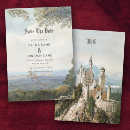 Search for castle wedding save the dates Happily ever after