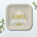 Search for first communion plates Religious celebration