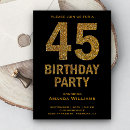Search for 45th birthday invitations Chic