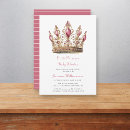 Search for little princess baby shower invitations Modern