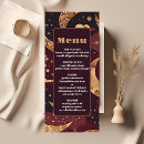 Search for burgundy menus Boho bohemian