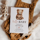 Search for woodland baby shower invitations Bear