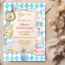 Search for alice in wonderland invitations Onederland party