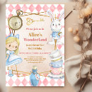 Search for wonderland invitations Alice in wonderland