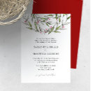 Search for holly berry wedding invitations Winter