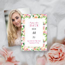Search for pink floral save the dates Quinceanera