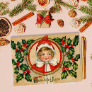 Search for vintage elf christmas cards Santa