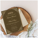 Search for gold and brown wedding invitations Couple
