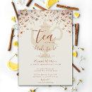 Search for tea with the bride to be invitations Watercolor flowers