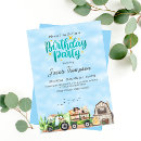 Search for green tractor birthday invitations Country