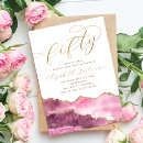 Search for sophisticated birthday invitations Gold