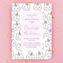 Search for unicorn cat invitations Kids