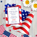 Search for us independence day invitations Patriotic
