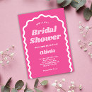 Search for groovy bridal shower invitations Bold