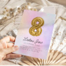 Search for girls 8th birthday invitations For her