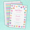 Search for candy heart baby shower invitations Pink