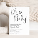 Search for black and white baby shower invitations Gender neutral
