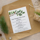 Search for pine cone invitations Winter wonderland