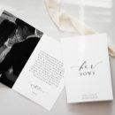 Search for booklet Bride groom vows