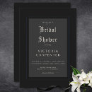 Search for gothic bridal shower invitations Mysterious