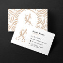 Search for hairdresser business cards minimalist