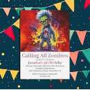 Search for zombie boy invitations Kids